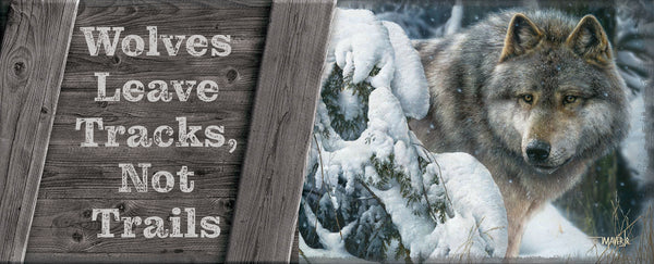 Master of the North - 12" x 30" Wood Sign