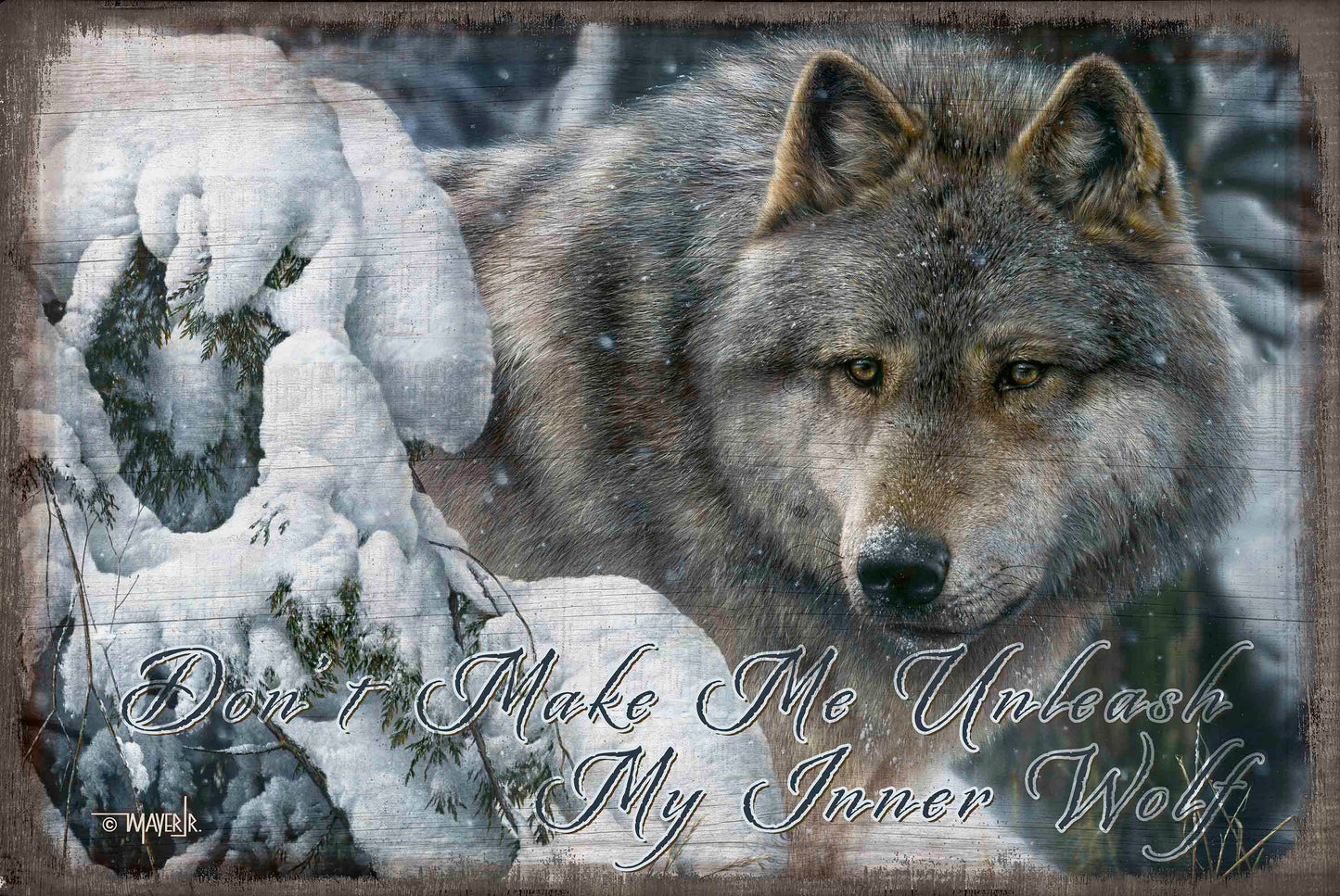 Master of the North - 12" x 18" Woos Sign