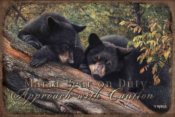 Mom’s Awaiting - 12" x 18" Wood Sign
