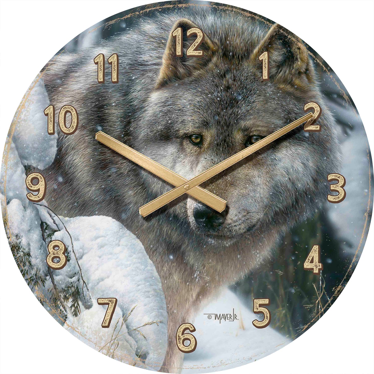 Master of the North - 21" Round Clock