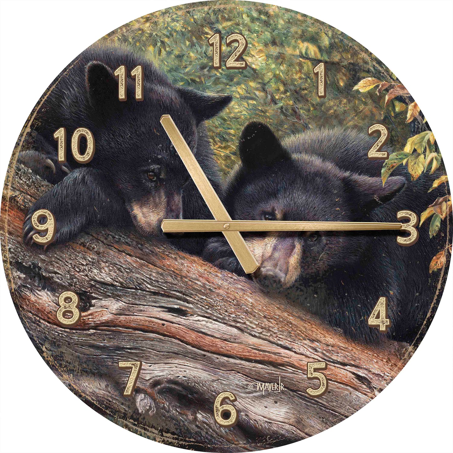 Mom’s Awaiting - 21" Round Clock