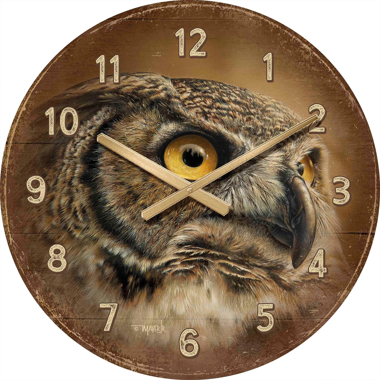 The Great Visionary - 21" Round Clock