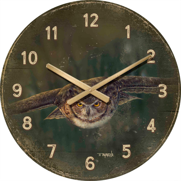 Aerial Intensity - 21" Round Clock