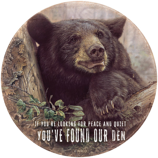 Home Sweet Home -  21" Round Wood Sign