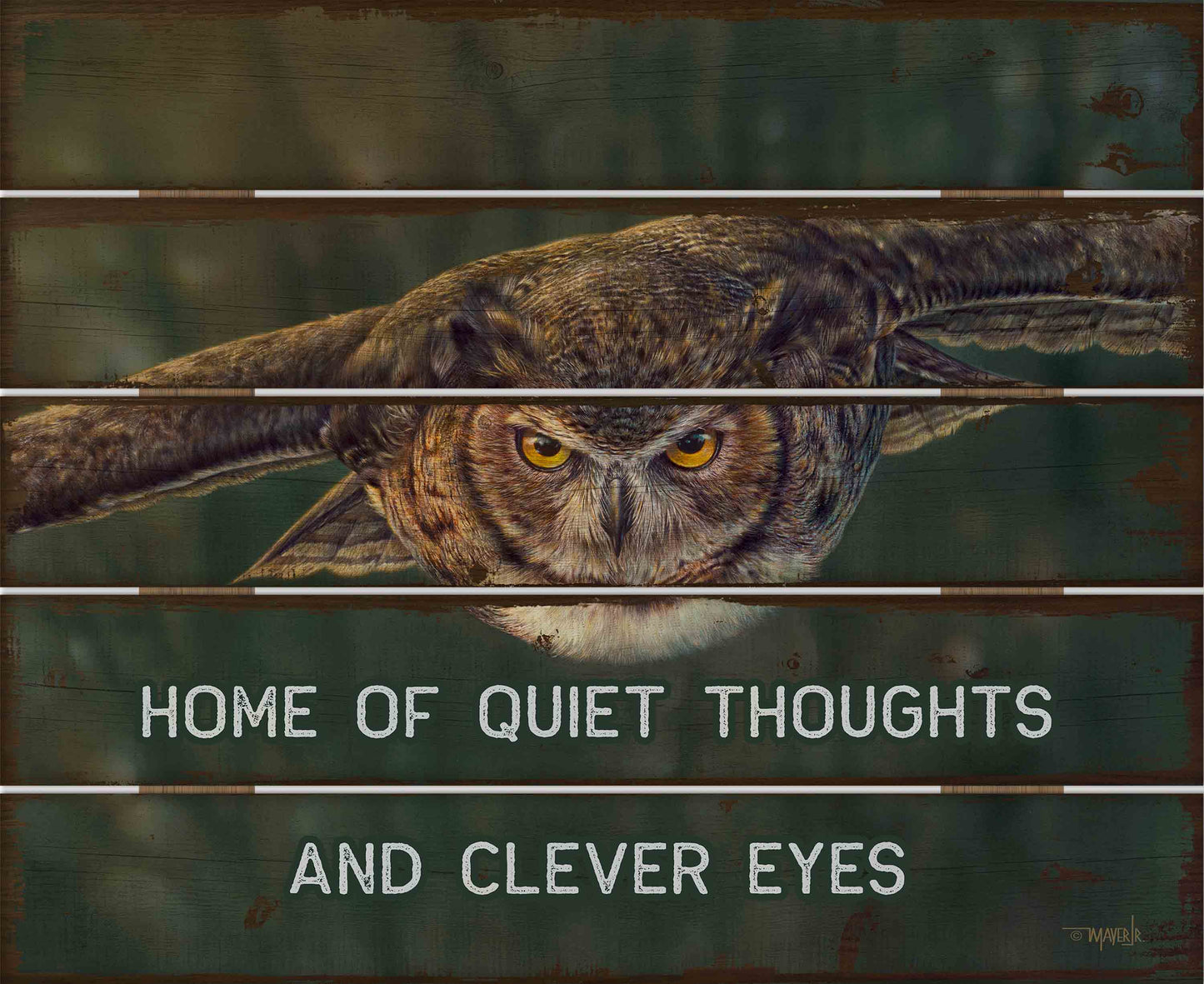 Aerial Intensity - 18" x 22" Pallet Wall Art