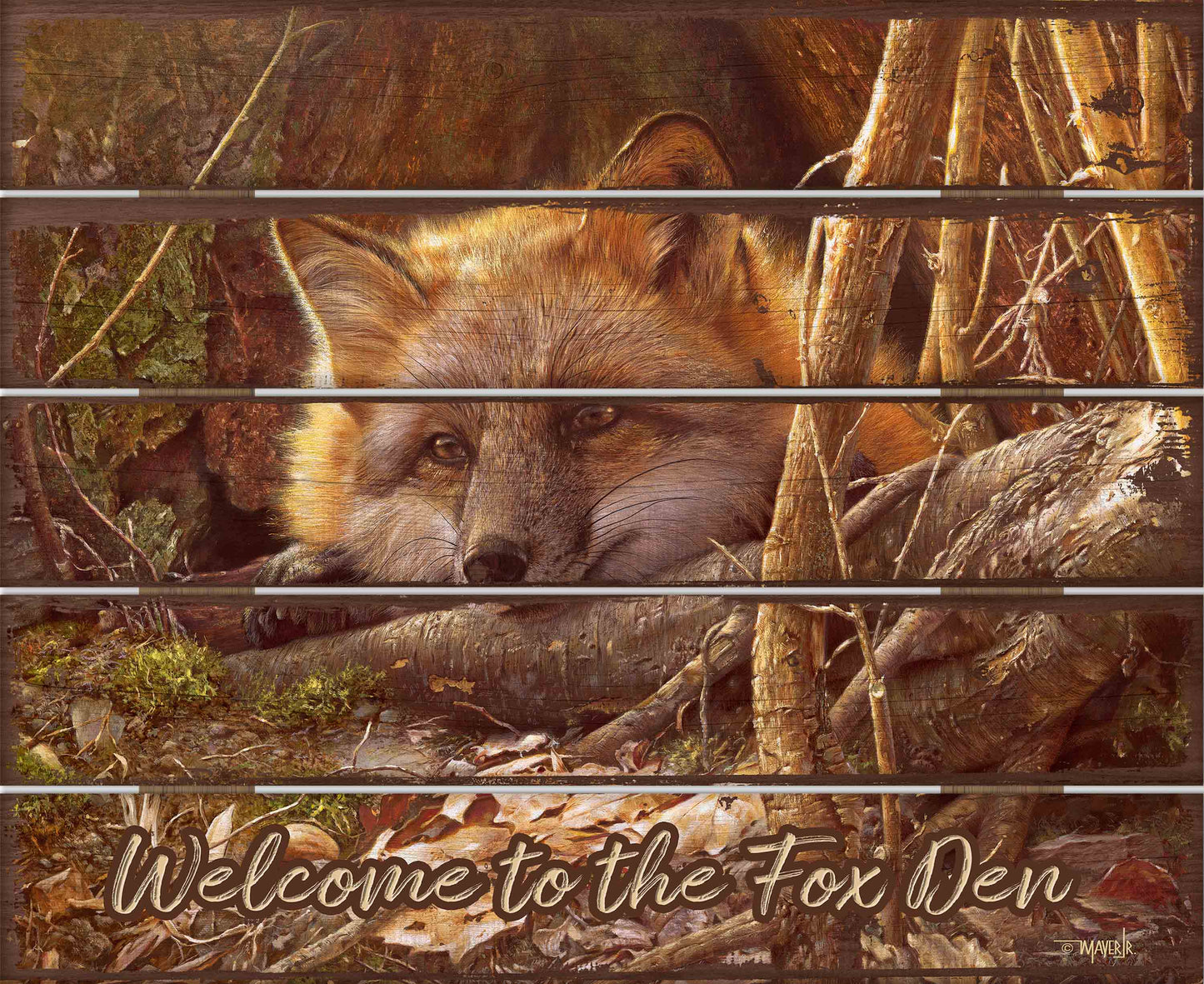 A Touch of Warmth - 18" x 22" Pallet Wall Art