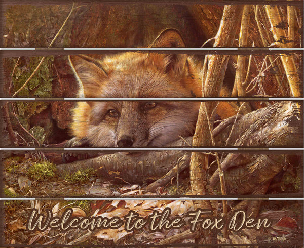 A Touch of Warmth - 18" x 22" Pallet Wall Art