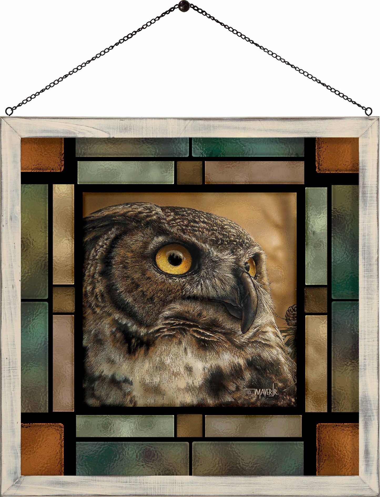 The Great Visionary - Stained Glass Art