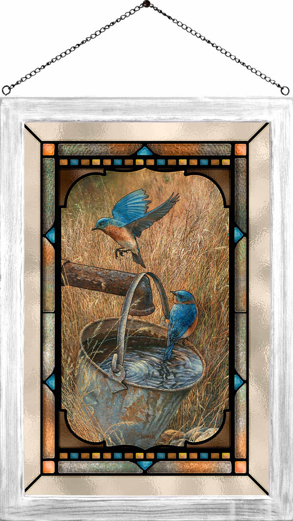 Farmland Dwellers - Stained Glass Art