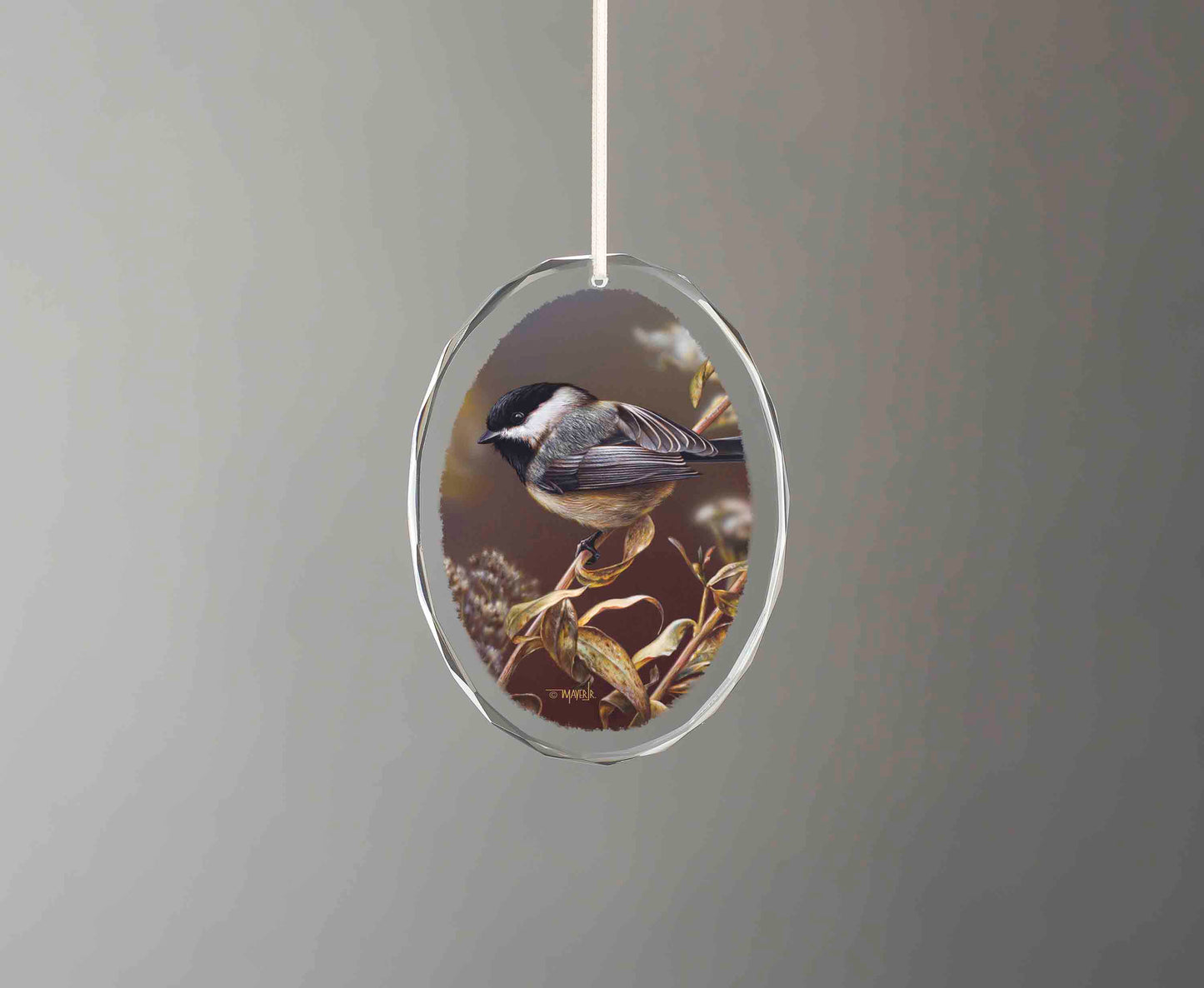 Heart Warmer - Oval Glass Ornament