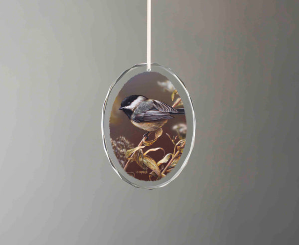 Heart Warmer - Oval Glass Ornament