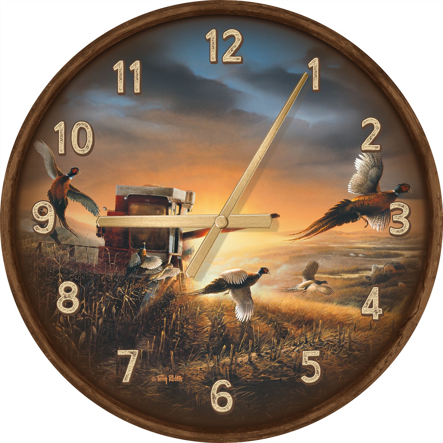 Evening Surprise - 21" Round Clock