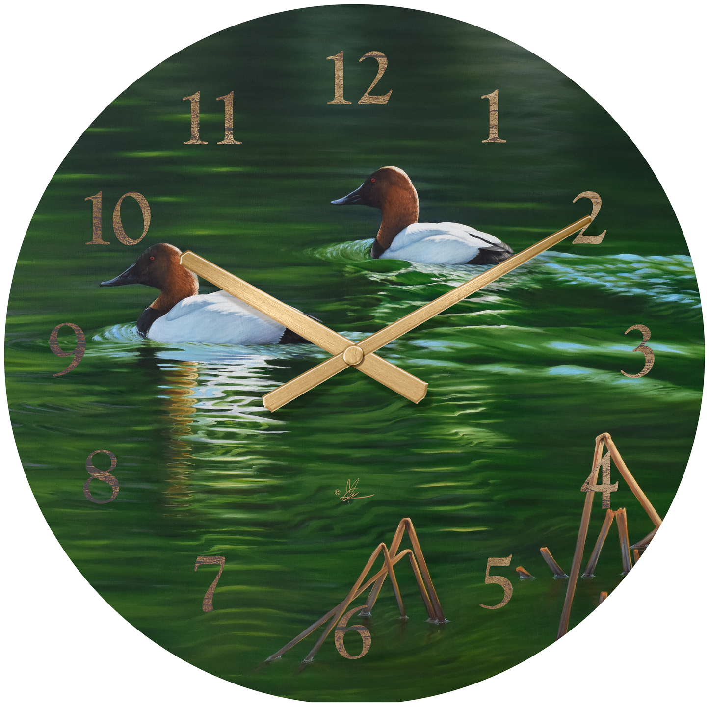 A Beautiful Day - 21" Round Clock