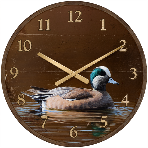 Golden Hour - 21" Round Clock
