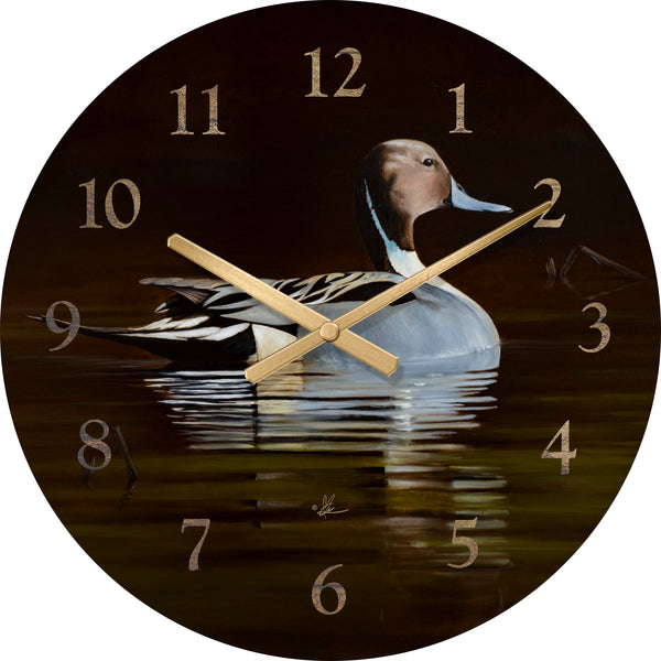 Thankful End to a Great Day - 21" Round Clock