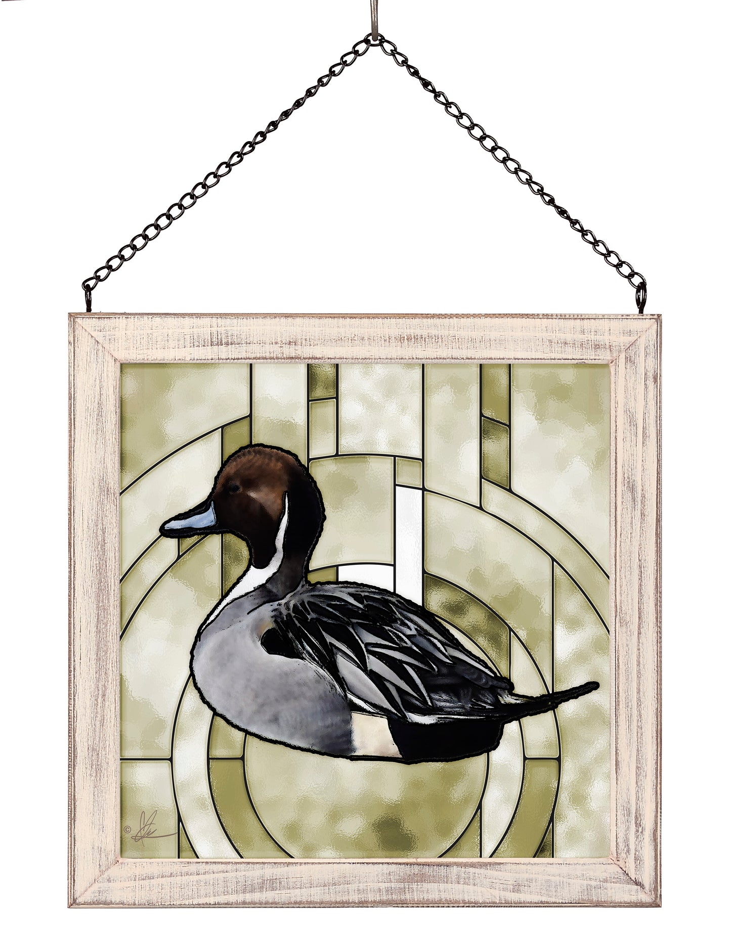 A Grey Kind of Day - Stained Glass Art