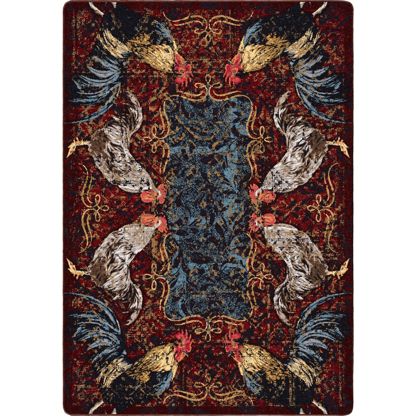 Pecking Order Bordeaux - Rug