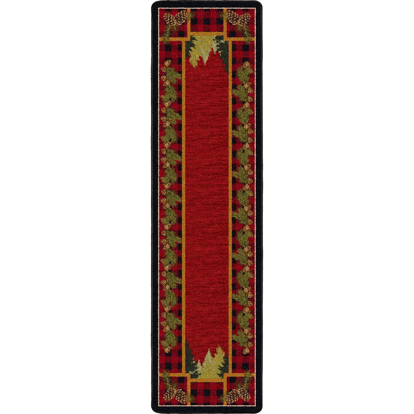 Plaid Woodsman Red - Rug