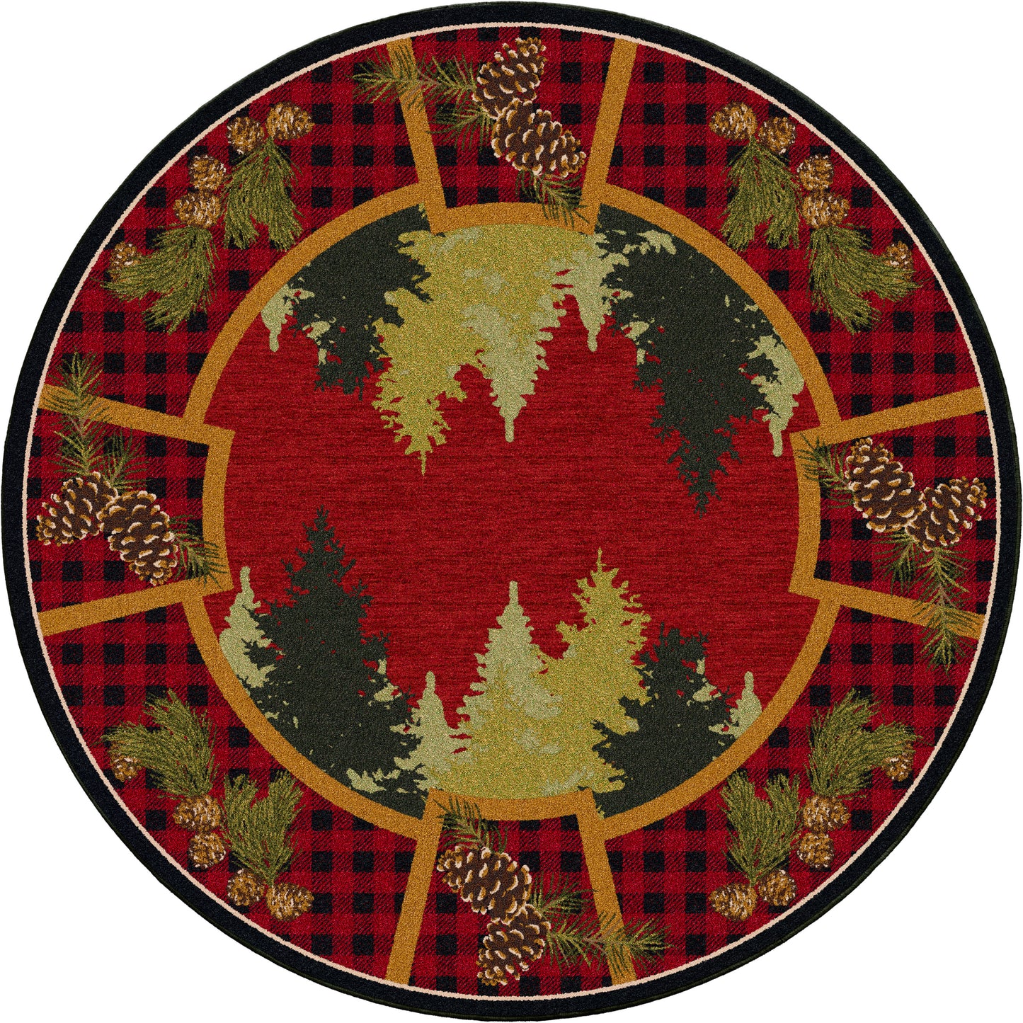 Plaid Woodsman Red - Rug