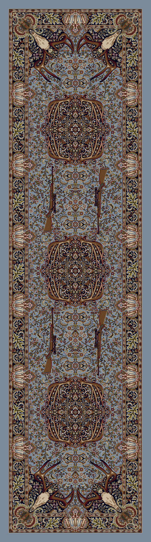 Trophy Room Blue - Rug