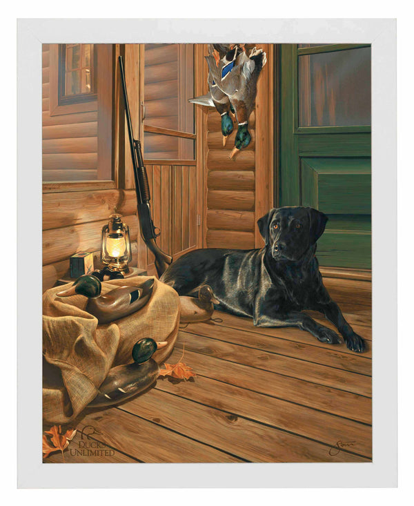 Bountiful Day Black Lab Art Prints - Official Ducks Unlimited Art