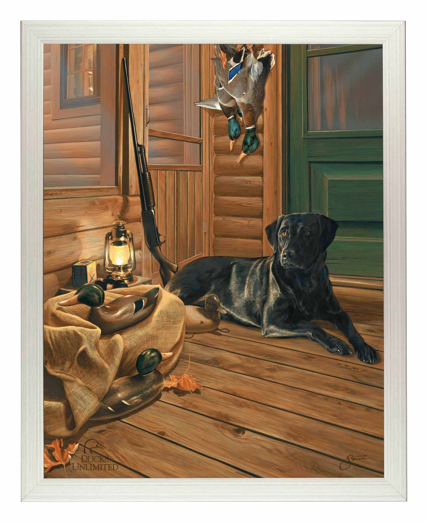 Bountiful Day Black Lab Art Prints - Official Ducks Unlimited Art