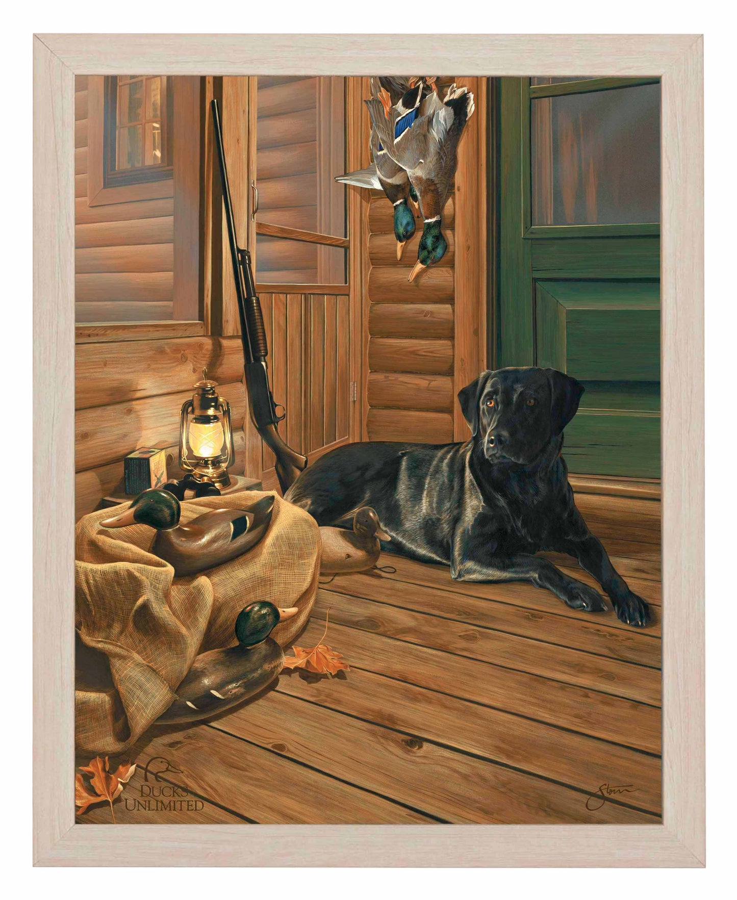 Bountiful Day Black Lab Art Prints - Official Ducks Unlimited Art