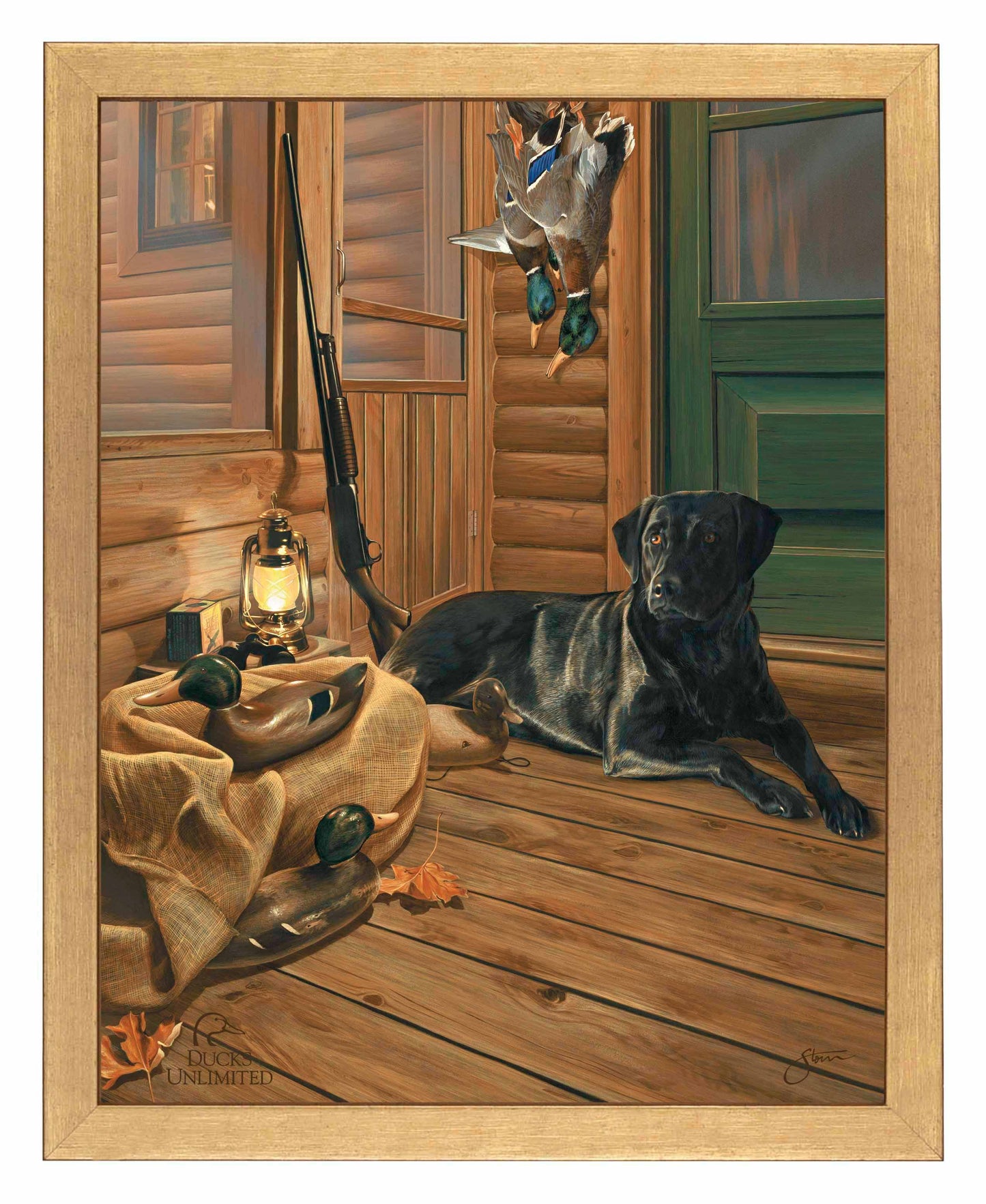 Bountiful Day Black Lab Art Prints - Official Ducks Unlimited Art