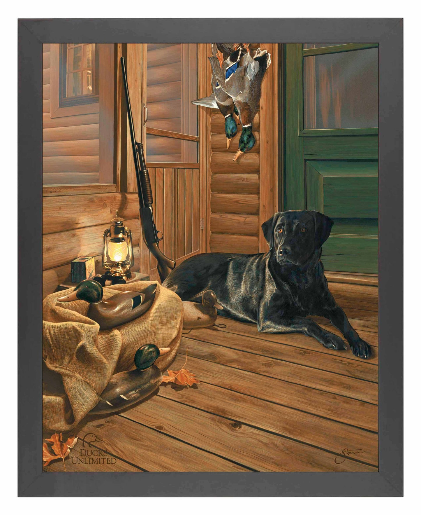 Bountiful Day Black Lab Art Prints - Official Ducks Unlimited Art