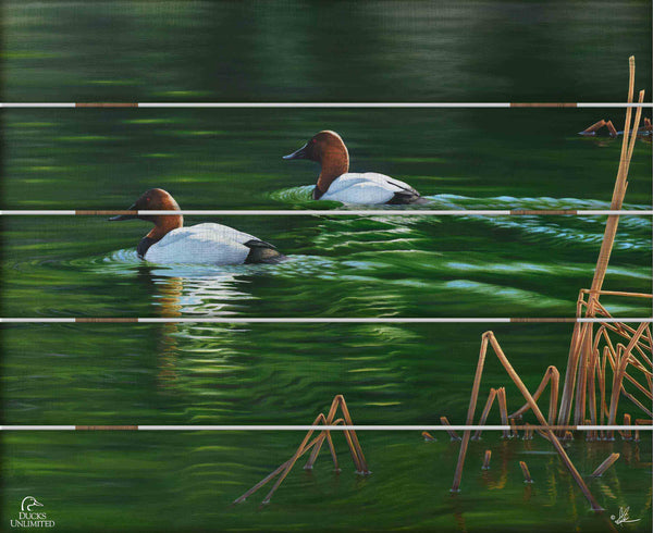 A Beautiful Day 18" x 22" Pallet Wall Art - Official Ducks Unlimited Art
