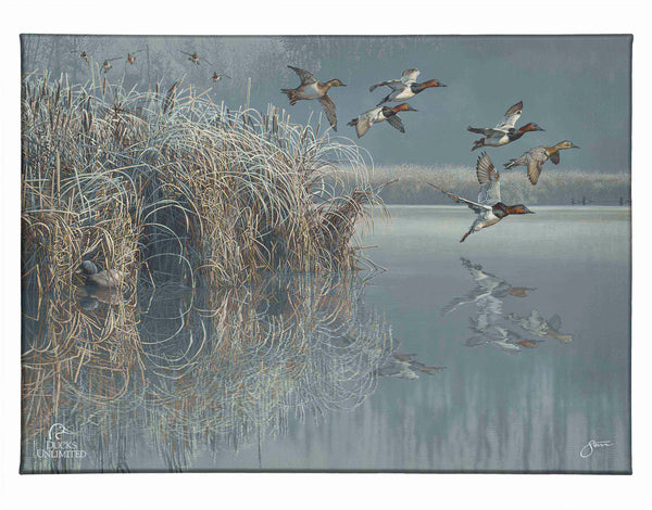 A Hint of Yesteryear Gallery Wrapped Canvas - Official Ducks Unlimited Art
