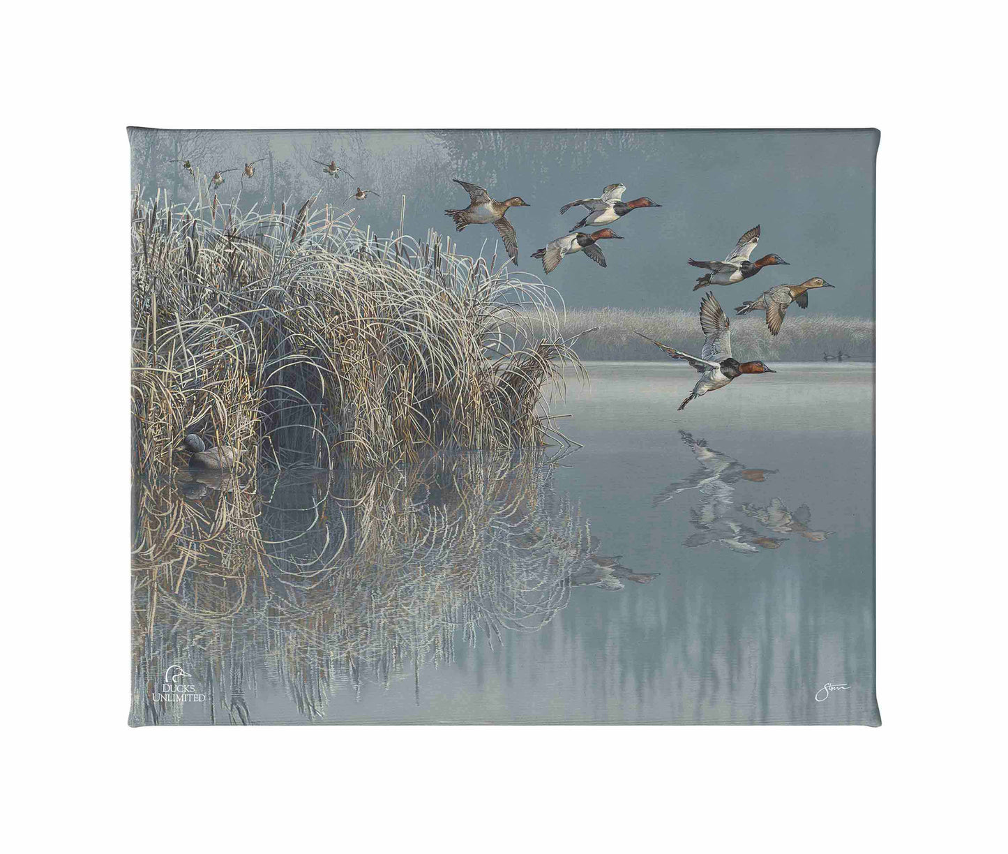 A Hint of Yesteryear Gallery Wrapped Canvas - Official Ducks Unlimited Art