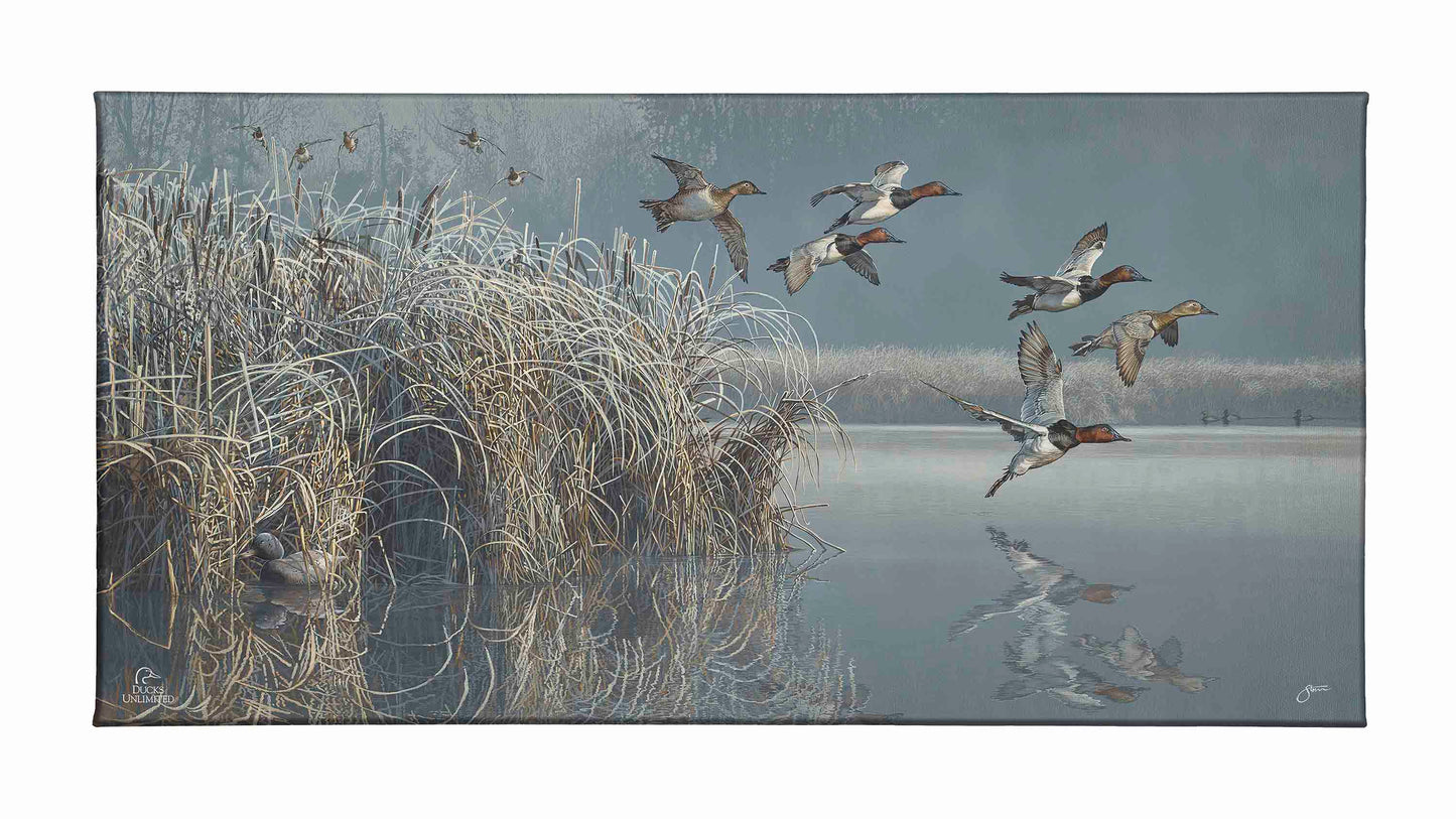 A Hint of Yesteryear Gallery Wrapped Canvas - Official Ducks Unlimited Art