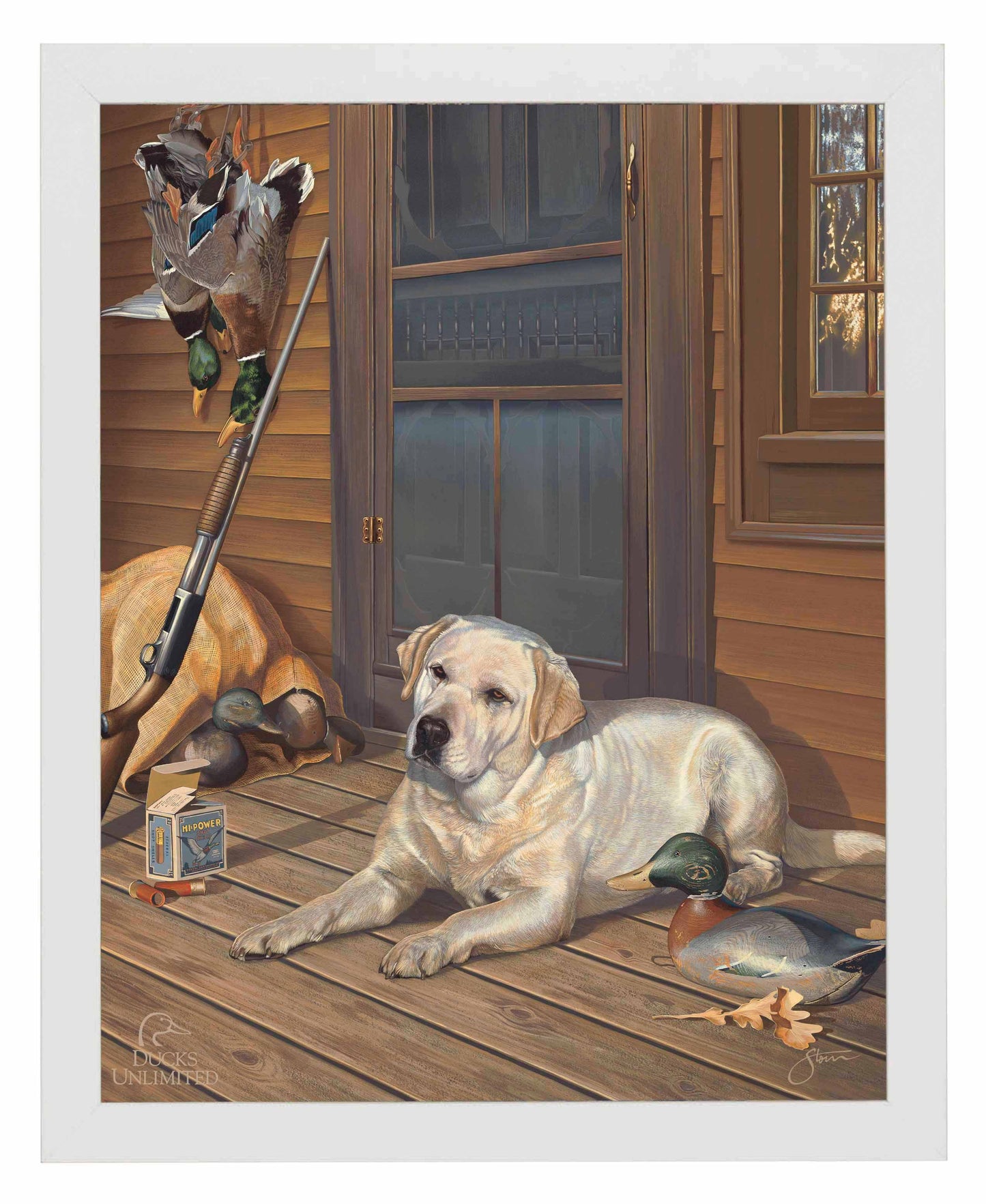 Bountiful Day Yellow Lab Art Prints - Official Ducks Unlimited Art