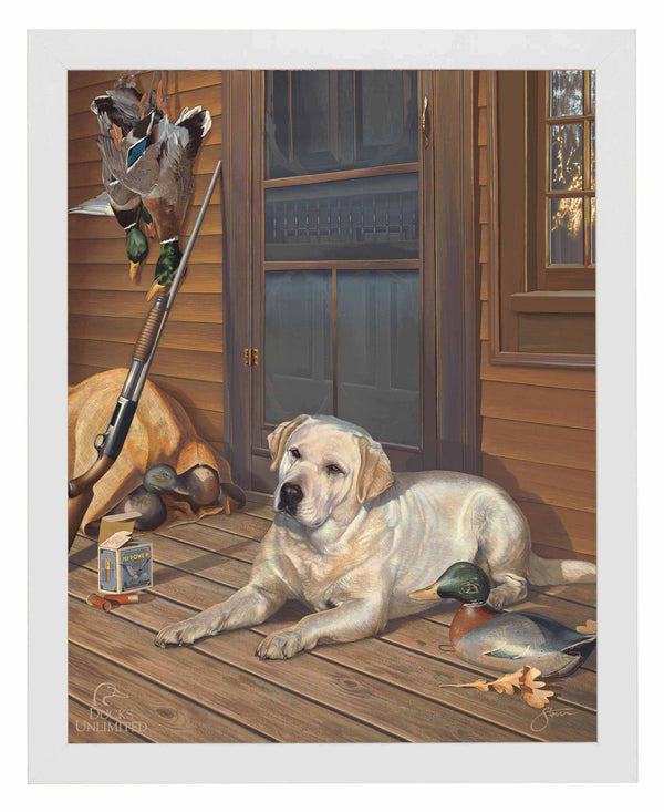 Bountiful Day Yellow Lab Art Prints - Official Ducks Unlimited Art