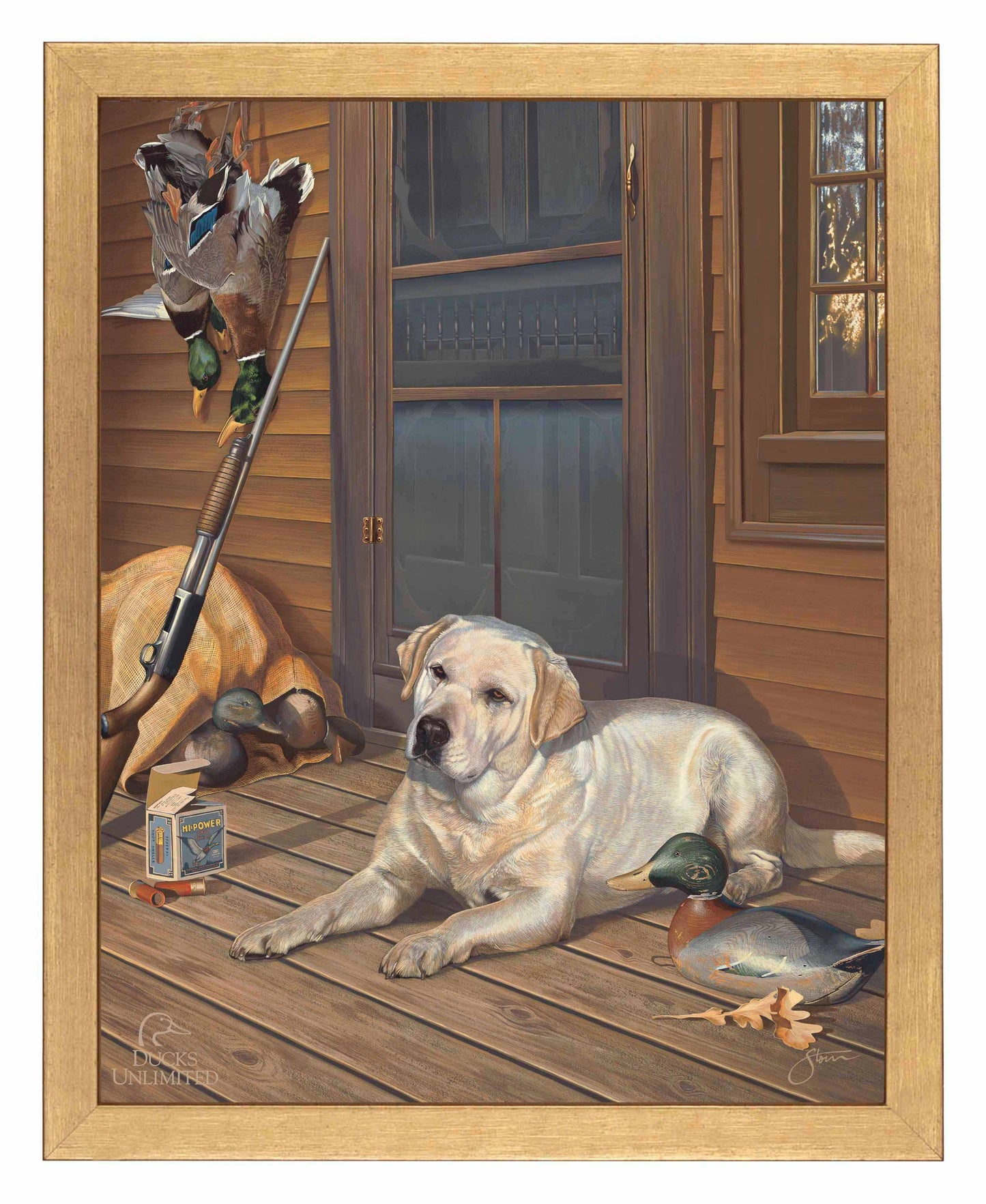 Bountiful Day Yellow Lab Art Prints - Official Ducks Unlimited Art