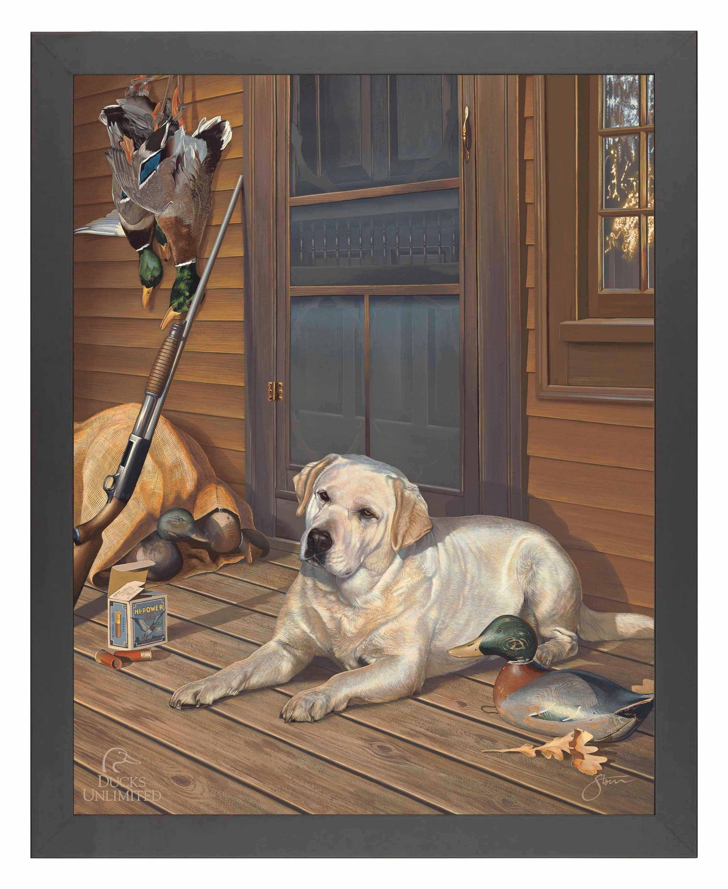 Bountiful Day Yellow Lab Art Prints - Official Ducks Unlimited Art