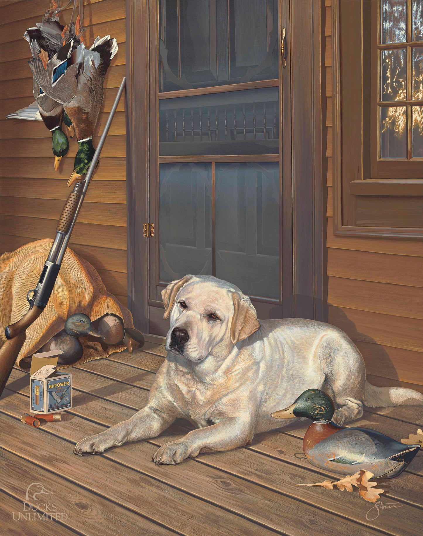 Bountiful Day Yellow Lab Art Prints - Official Ducks Unlimited Art