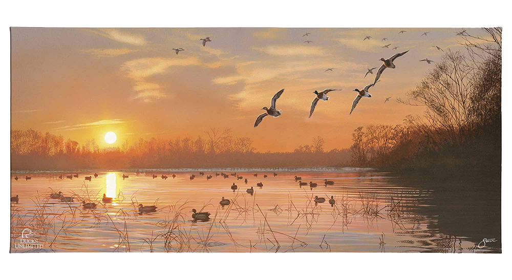 End of a Great Day Gallery Wrapped Canvas - Official Ducks Unlimited Art