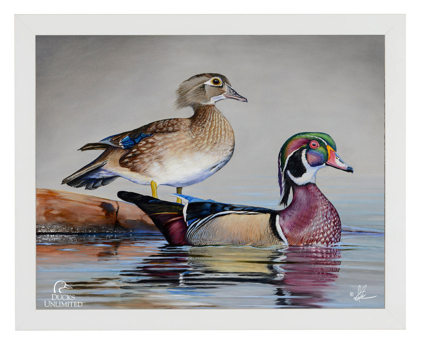 Foggy Day Woodies Art Prints - Official Ducks Unlimited Art