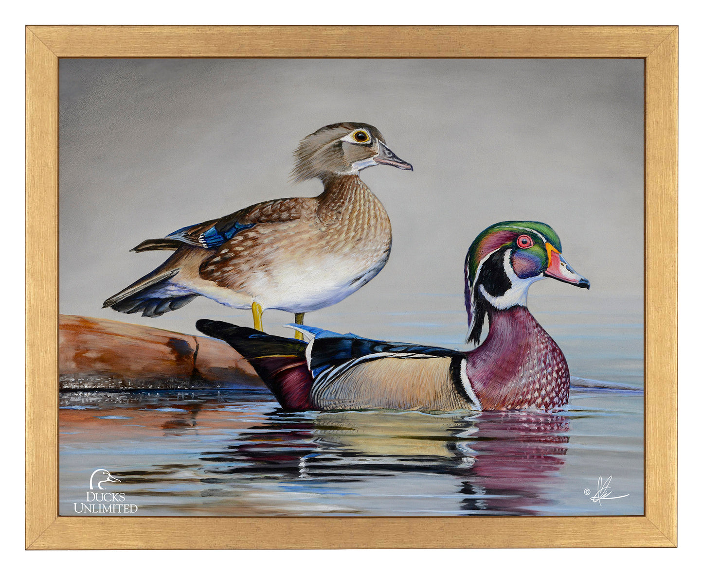 Foggy Day Woodies Art Prints - Official Ducks Unlimited Art