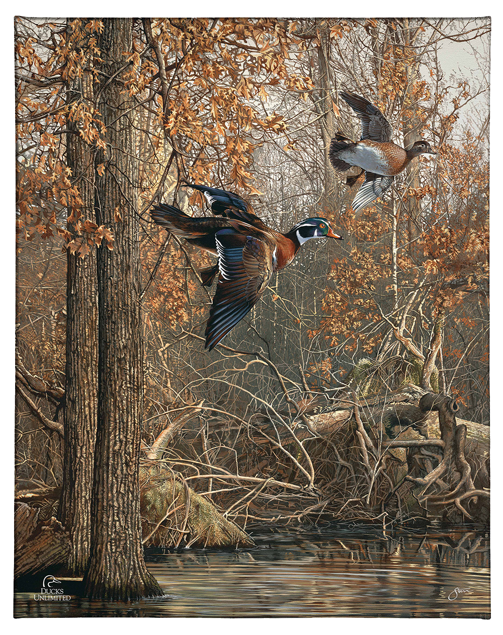 LaGrue Woodies Gallery Wrapped Canvas - Official Ducks Unlimited Art
