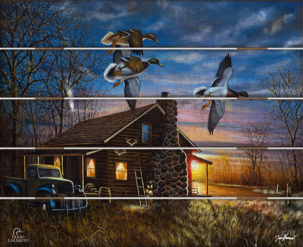 My Favorite Place 18" x 22" Pallet Wall Art - Official Ducks Unlimited Art