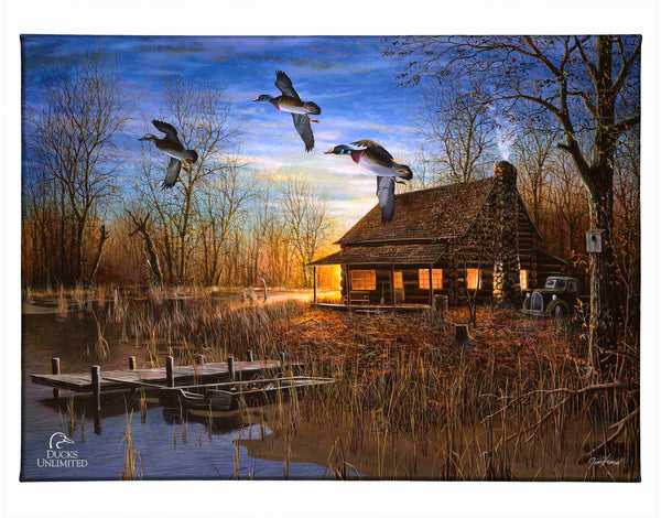 Passing Through Gallery Wrapped Canvas - Official Ducks Unlimited Art