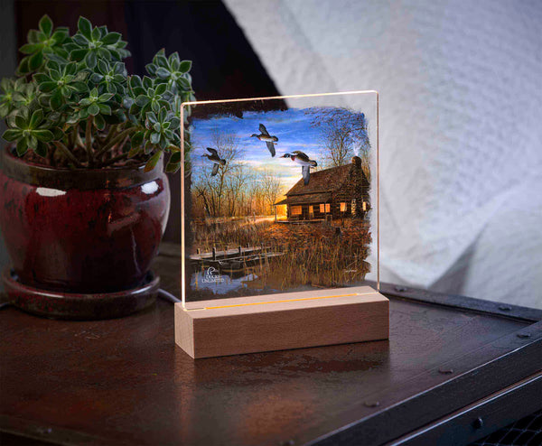 Passing Through 6.37" x 6" Acrylic Nightlights - Official Ducks Unlimited Art
