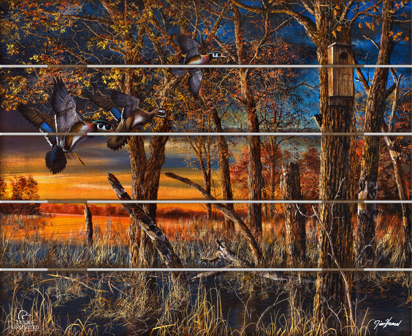 Return to the Refuge 18" x 22" Pallet Wall Art - Official Ducks Unlimited Art