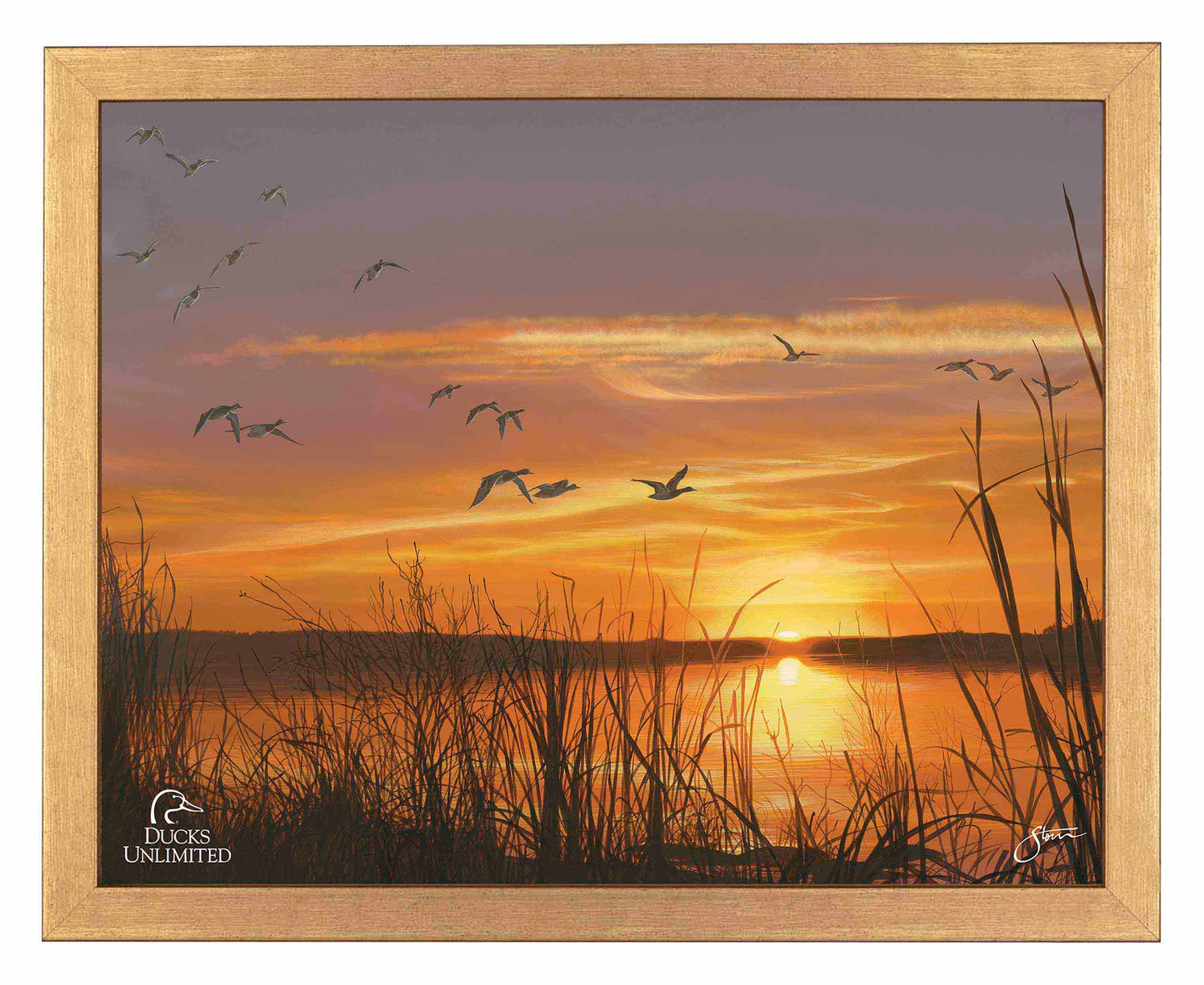Sunset's Last Minutes Art Prints - Official Ducks Unlimited Art