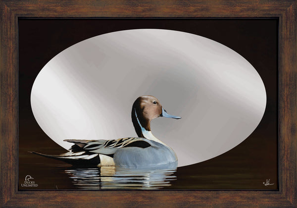 Thankful End to a Great Day 16" x 24" Mirror Framed Barnwood - Official Ducks Unlimited Art