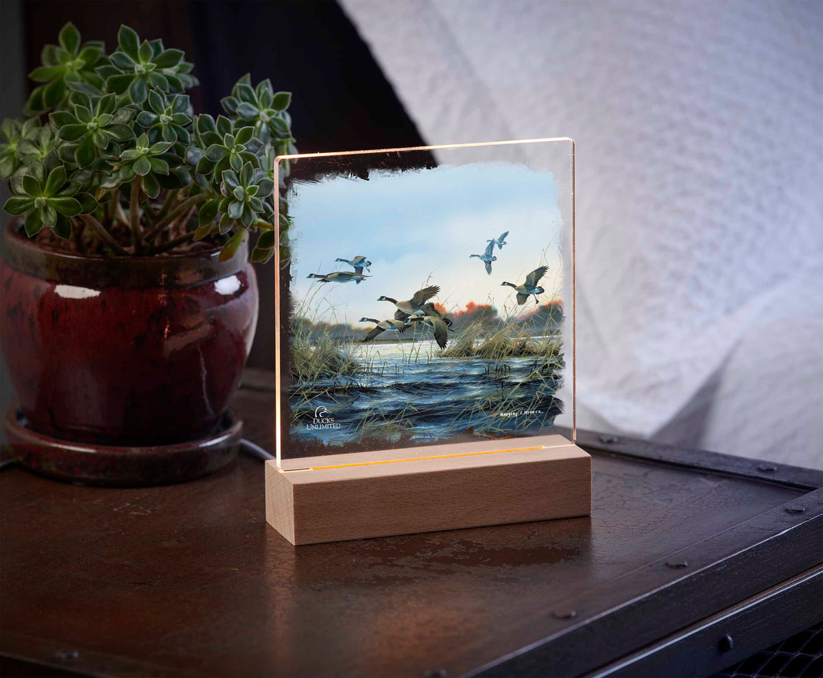 Wind Walkers - 6.37" x 6" Acrylic Night Light - Official Ducks Unlimited Art