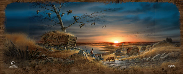Lifetime Companions 12" x 30" Wood Sign - Official Ducks Unlimited Art